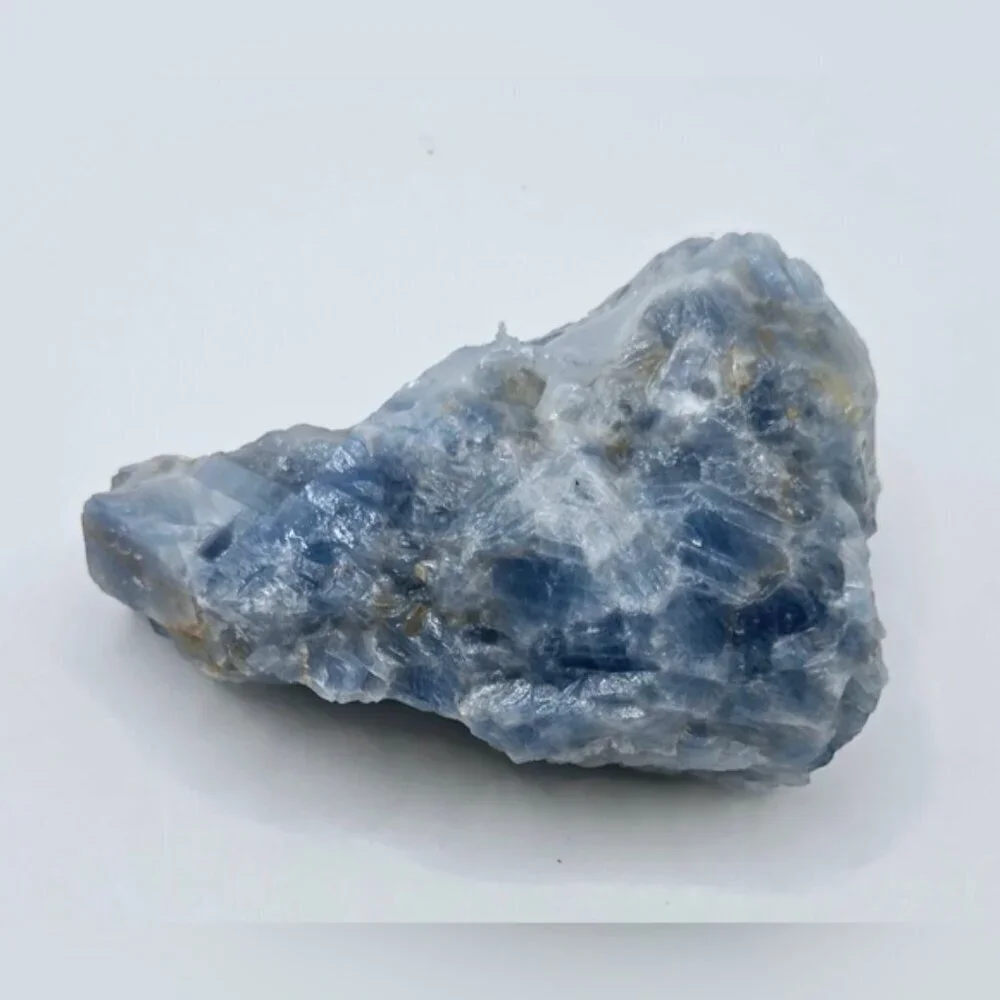 Natural Raw Blue Calcite Crystal – Calming Stone for Energy, Healing & Décor